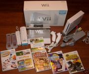 Nintendo wii console(2009 version) + 40 games